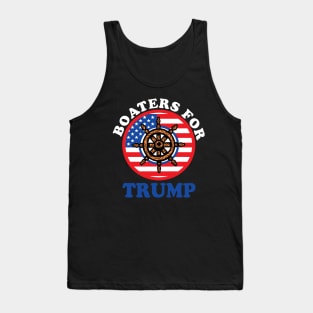 Boaters for trump 2020 election Tank Top